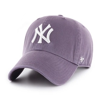 Czapka dziecięca z daszkiem 47 Brand New York Yankees Kids Clean Up Iris fioletowa