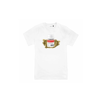 Koszulka męska t-shirt Tabasko Ganja biała