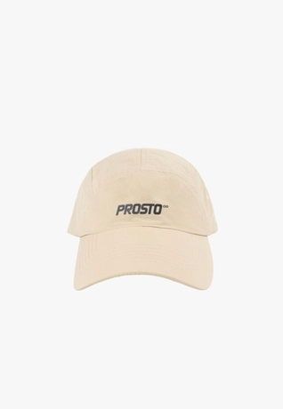 Czapka z daszkiem Prosto Fatcap Nylon beżowa