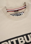 Bluza męska bez kaptura Pitbull Albion Pit Bull crewneck beżowa