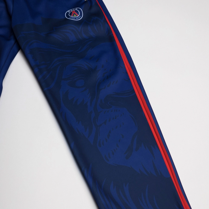 Spodnie męskie dresowe Dudek P56 Palę Sobie Grass Lion Football granatowe