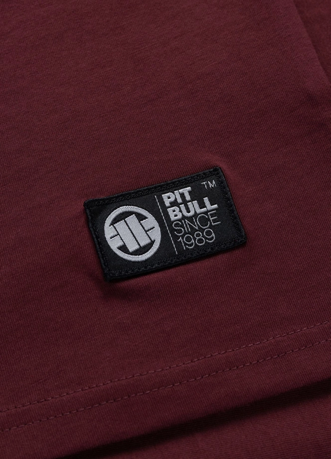 Koszulka męska T-Shirt Pitbull West Coast Norton bordowy