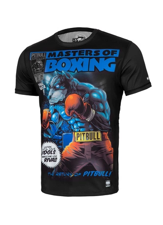 Koszulka T-shirt Pit Bull Performance Pro Plus Mesh Masters of Boxing czarna