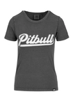 Koszulka damska T-shirt Pit Bull Angel Logo grafitowa