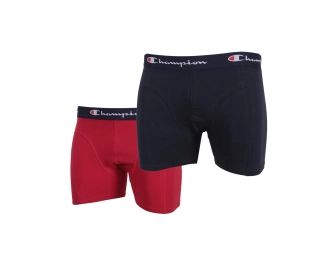 Bokserki męskie Champion 2Pack granatowe/czerwone