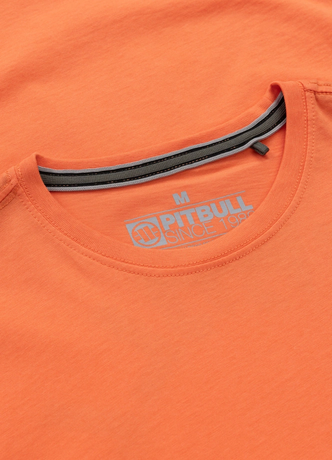 Koszulka męska T-Shirt Pit Bull Pitbull Dog SD pomarańczowa