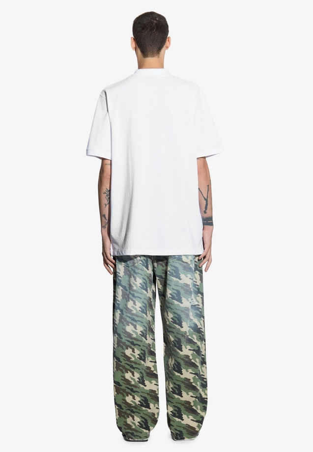 Koszulka męska Polo Prosto Lior biała