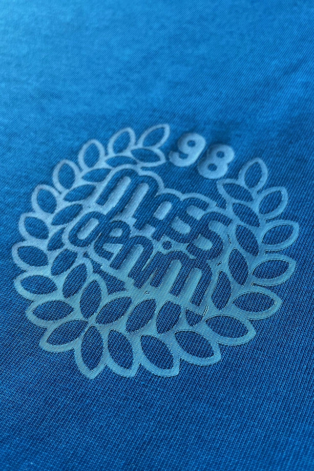 Koszulka męska t-shirt Mass Dnm Base Back niebieska