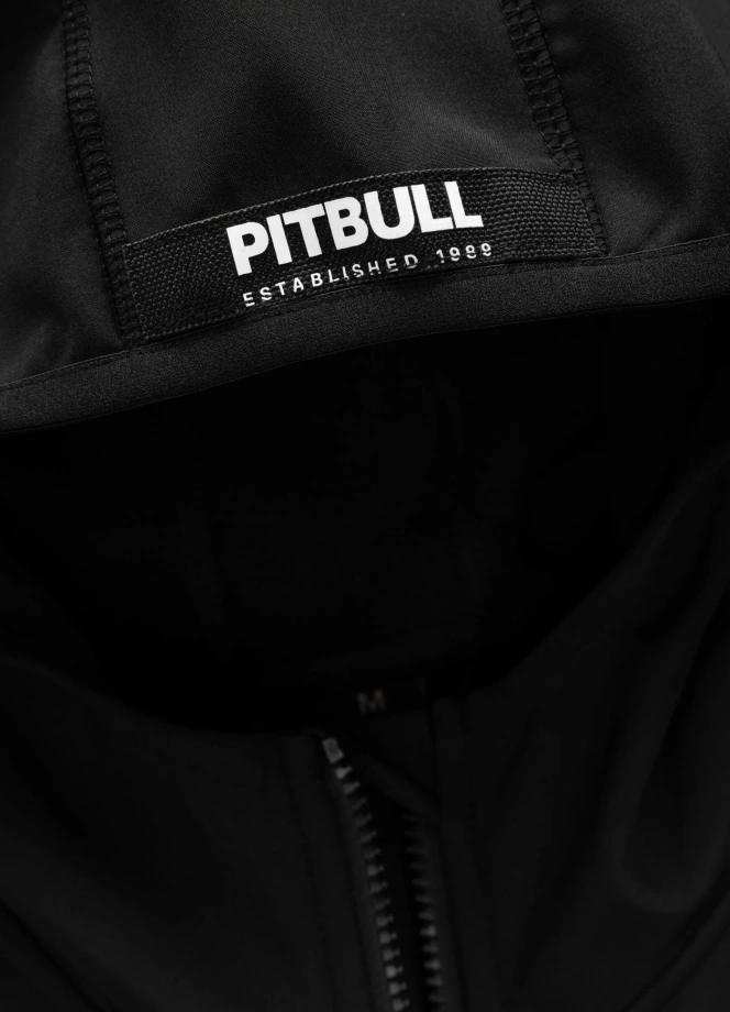 Bluza męska polarowa z kapturem rozpinana Pit Bull Joyner czarna