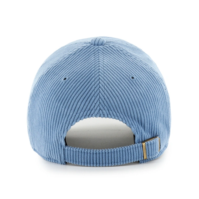 Czapka z daszkiem 47 Brand sztruksowa New York Yankees Base Runner Clean Up niebieska
