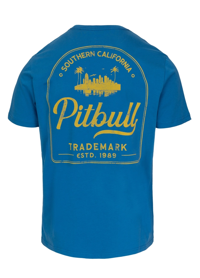 Koszulka męska T-Shirt Pit Bull Pitbull So Cal niebieska