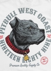 Koszulka męska T-Shirt Pit Bull Pitbull Strenght & Respect biała