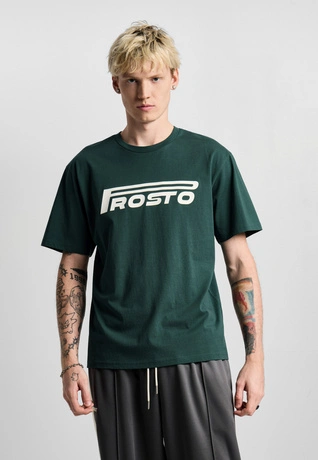 Koszulka męska t-shirt Prosto Pneumatic zielona
