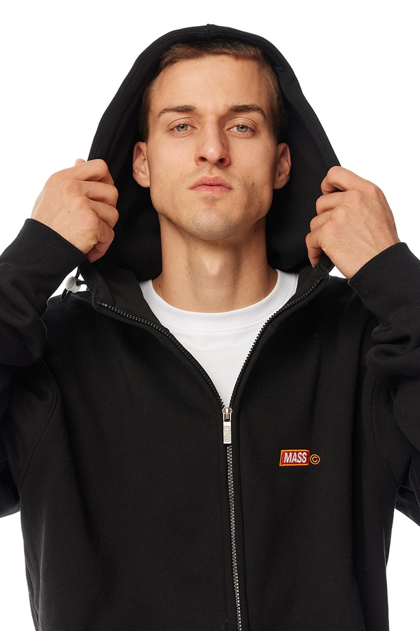 Bluza męska z kapturem ZIP Mass Dnm Mini Box czarna