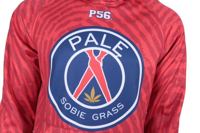 Bluza męska z kapturem Dudek P56 Imprinnt czerwona