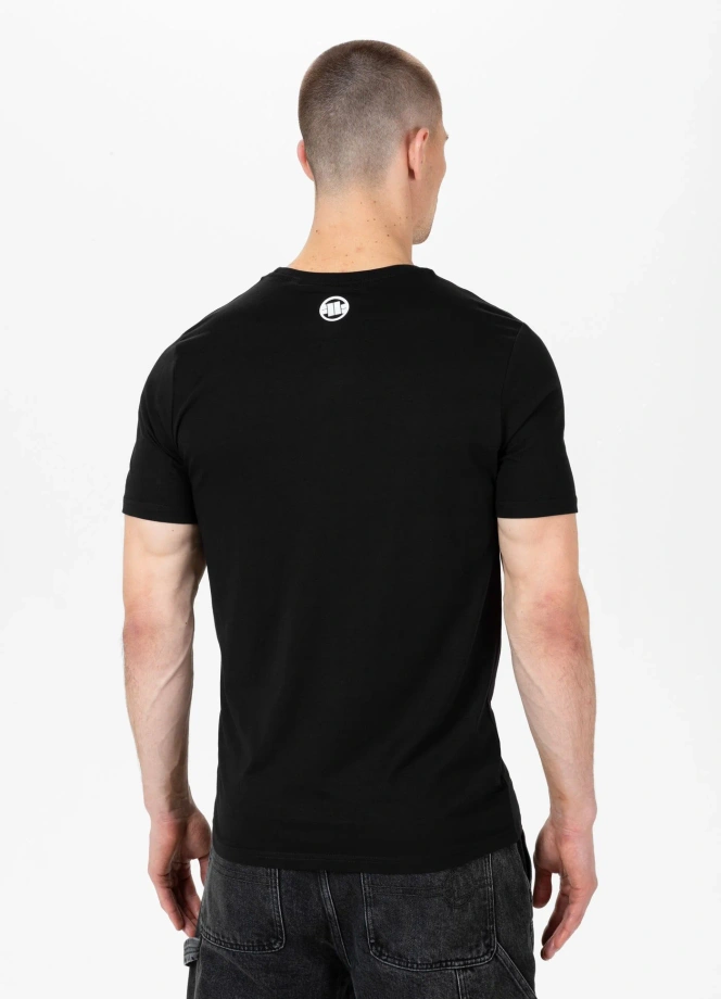 Koszulka męska T-Shirt Pit Bull Pitbull Classic Boxing Slim Fit czarna