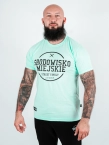 Koszulka męska t-shirt Środowisko Miejskie Theme miętowa zielona