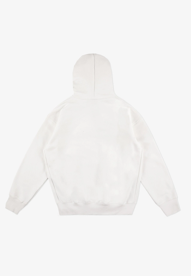 Bluza męska z kapturem oversize Prosto Mizo kremowa