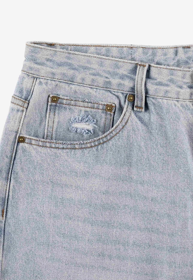 Spodnie męskie Jeans Regular Prosto Bunker niebieskie