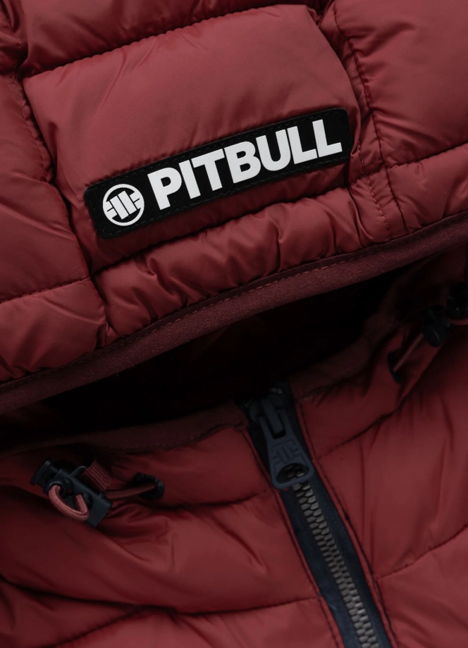 Kurtka zimowa męska Pit Bull Rubio granatowa/czerwona