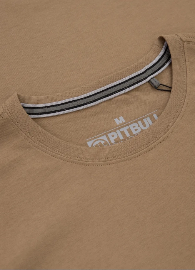 Koszulka męska T-Shirt Pit Bull Pitbull Dog 89 brązowa