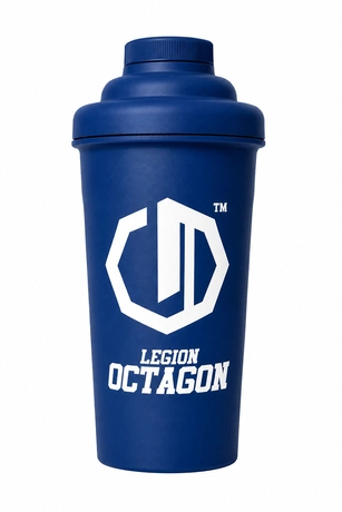 Shaker sportowy Legion Octagon Pro 750 ml niebiesko/biały