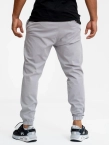 Spodnie męskie Materiałowe Jogger Jigga Wear Base szare