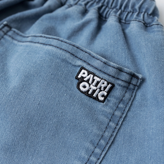 Spodnie męskie jogger jeans Patriotic Cls Mini jasno niebieskie