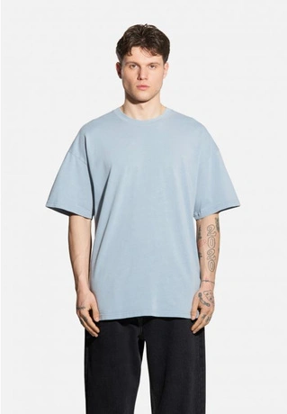 Koszulka męska t-shirt oversize Prosto Zont jasno niebieska