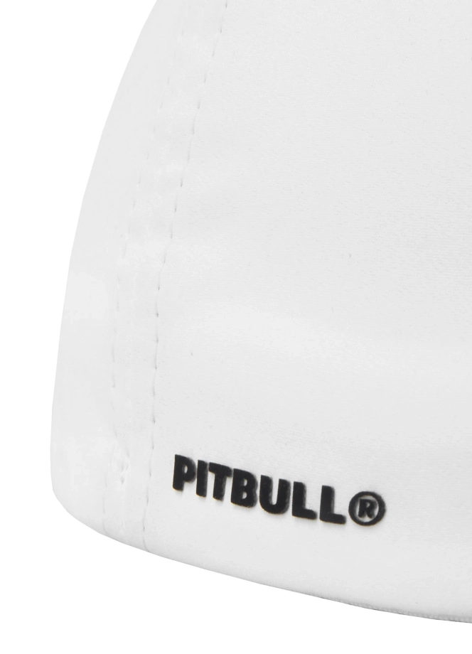 Czapka z daszkiem Full Cap Pit Bull Tech Logo biała