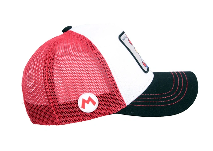 Czapka z daszkiem Capslab Mario Bros biała