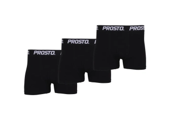 Bokserki męskie Prosto Klasyk zestaw 3Pack czarne
