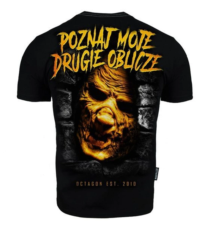 Koszulka męska T-shirt Octagon Drugie Oblicze czarna