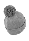 Czapka zimowa z pomponem Pit Bull Classic One Tone Boxing Beanie Bubble szara