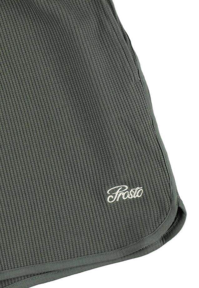 Spodenki męskie Prosto Waffle zielone