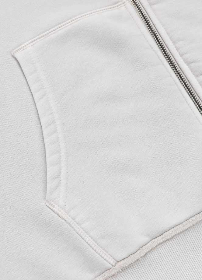 Bluza męska rozpinana z kapturem Pitbull Champion Bloodline biała