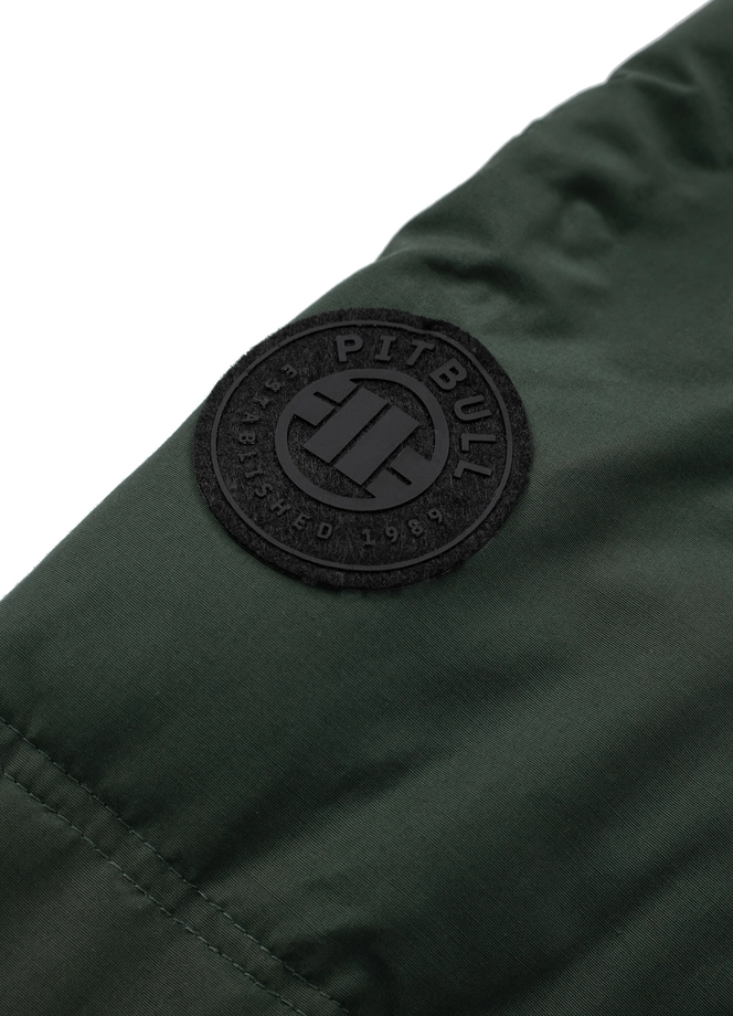 Kurtka zimowa męska Pit Bull Burnt Hooded Jacket zielona