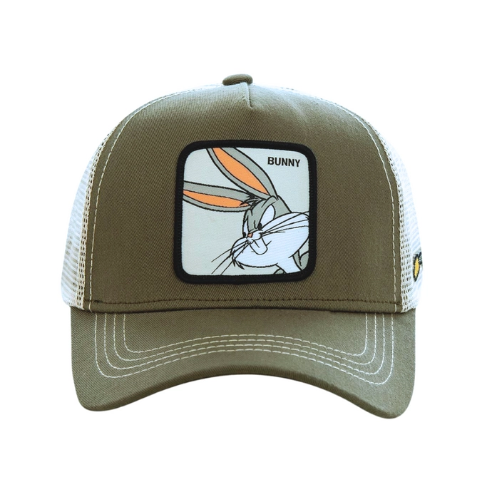 Czapka z daszkiem Capslab Looney Bunny kremowo/zielona