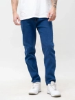 Spodnie męskie Jeans Jigga Wear Mini Haft Logo niebieskie