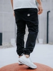 Spodnie męskie Jogger Jeans Jigga Wear Crown czarne