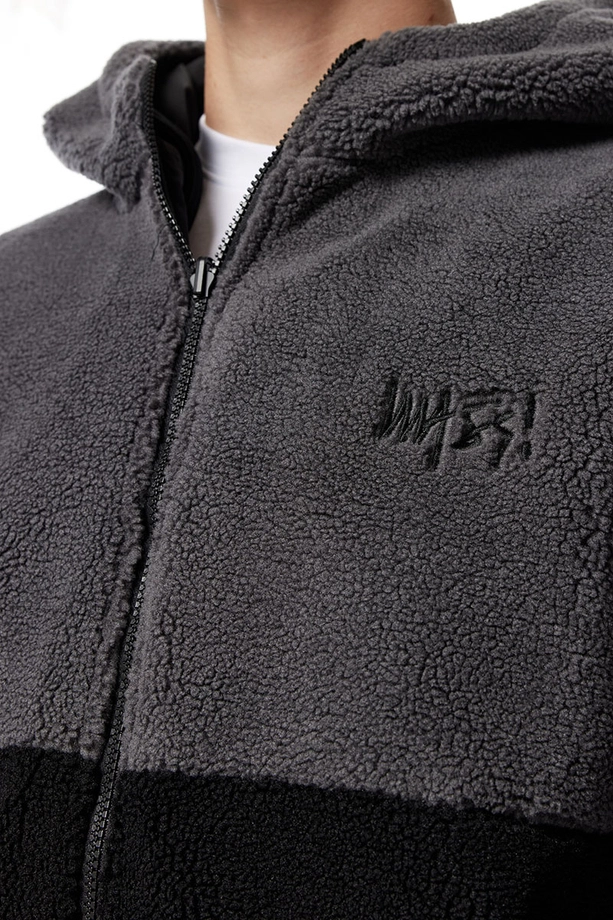 Kurtka zimowa dwustronna Mass Denim Result czarno/szara