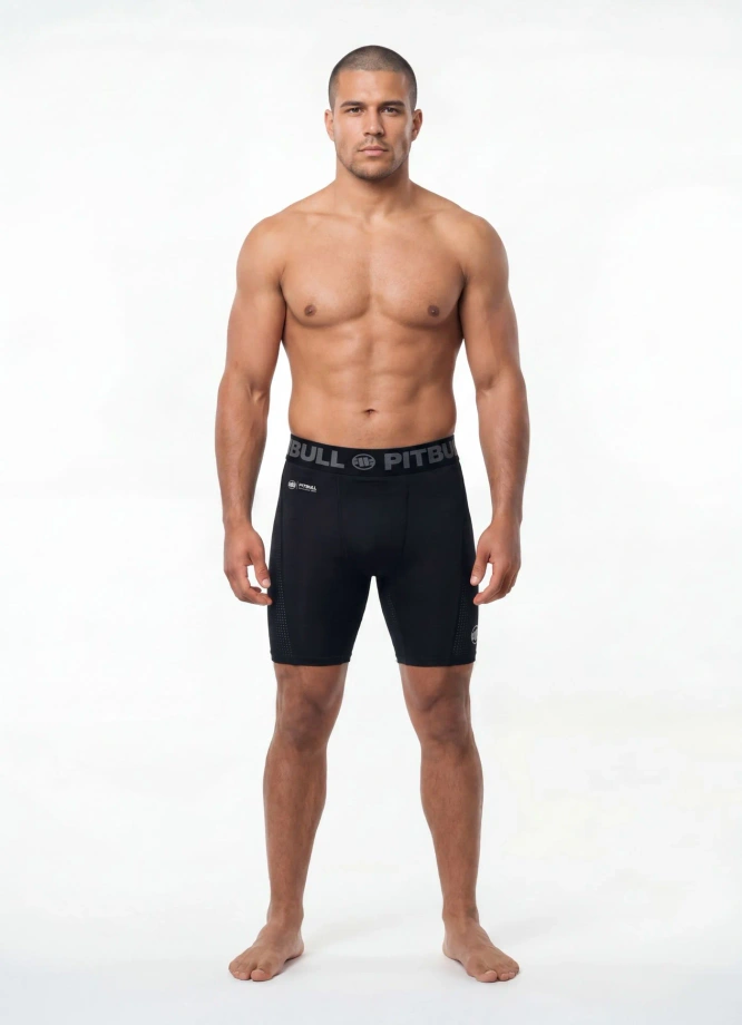 Spodenki sportowe legginsy Pit Bull Performance Pro+ Runway czarne
