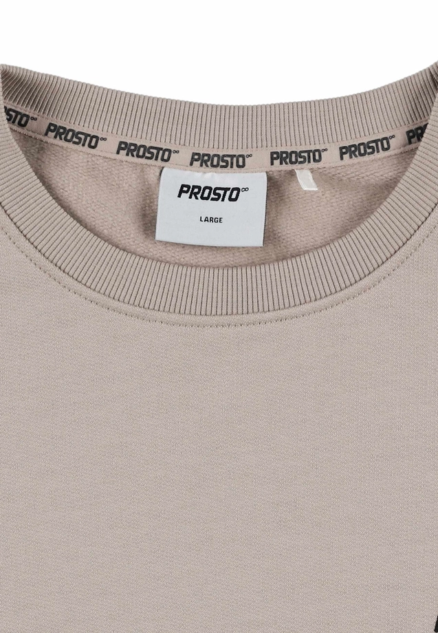 Bluza męska Prosto Infinity Logo crewneck beżowa