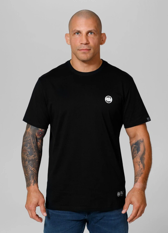 Koszulka męska T-Shirt Pitbull Small Logo czarna