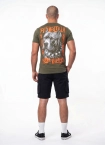 Koszulka męska T-Shirt Pitbull West Coast Blacky oliwkowa zielona