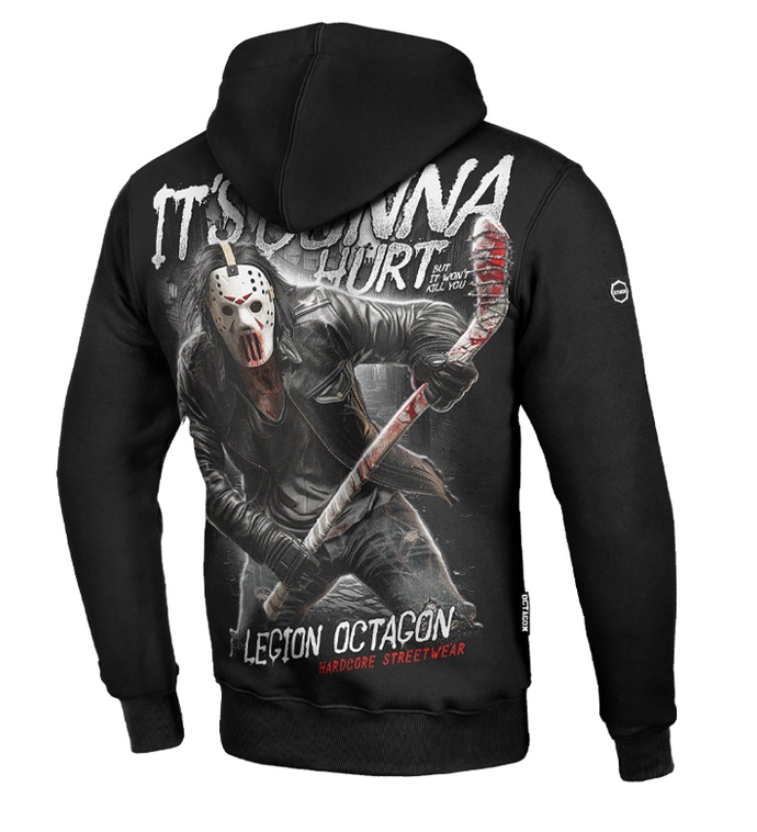 Bluza męska z kapturem Octagon It's gonna hurt czarna