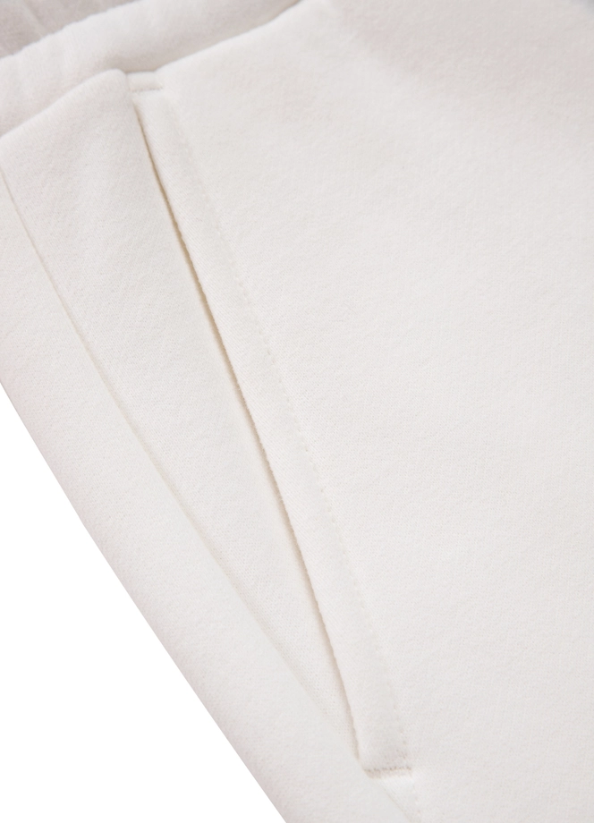 Spodnie dresowe damskie oversize Pitbull Pit Bull Tyrian białe