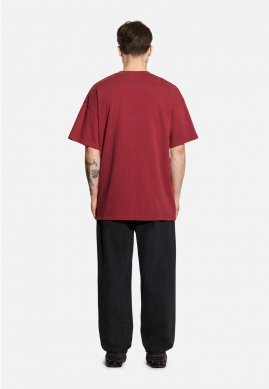 Koszulka męska t-shirt oversize Prosto Hex czerwona