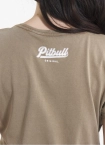 Koszulka damska T-shirt Pit Bull Angel Logo coyote brązowa