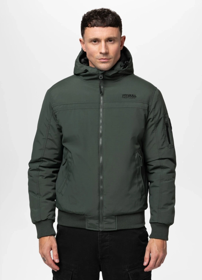 Kurtka zimowa męska Pit Bull Balboa II ciemno zielona